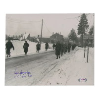 Vince Speranza Signed 8x10 Photo WWII Bastogne Veteran (PSA) at PristineAuction.com