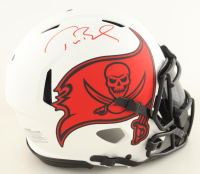 Tom Brady Signed Buccaneers Full-Size Authentic On-Field Lunar Eclipse Alternate Speed Helmet with Custom Visor (Fanatics) at PristineAuction.com