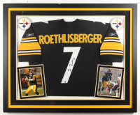 Ben Roethlisberger Signed Custom Framed Jersey Display with Photos (Fanatics) at PristineAuction.com