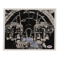 Fred Olivi Signed 8x10 Photo WWII B-29 Bockscar co-pilot Nagasaki mission (PSA) at PristineAuction.com