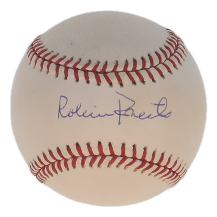 Robin Roberts Signed OML Baseball (PSA & Mounted & MLB) at PristineAuction.com Robin Roberts Signed OML Baseball (PSA & Mounted & MLB) at PristineAuction.com