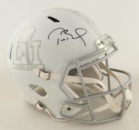 Tom Brady Signed LE Super Bowl LI Logo Full-Size Speed Helmet #1/12 (Steiner & GOAT) at PristineAuction.com