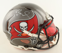 Tom Brady Signed Buccaneers Full-Size Authentic On-Field Speed Helmet with Custom Visor & 3-D Bumpers (Fanatics & GOAT) at PristineAuction.com