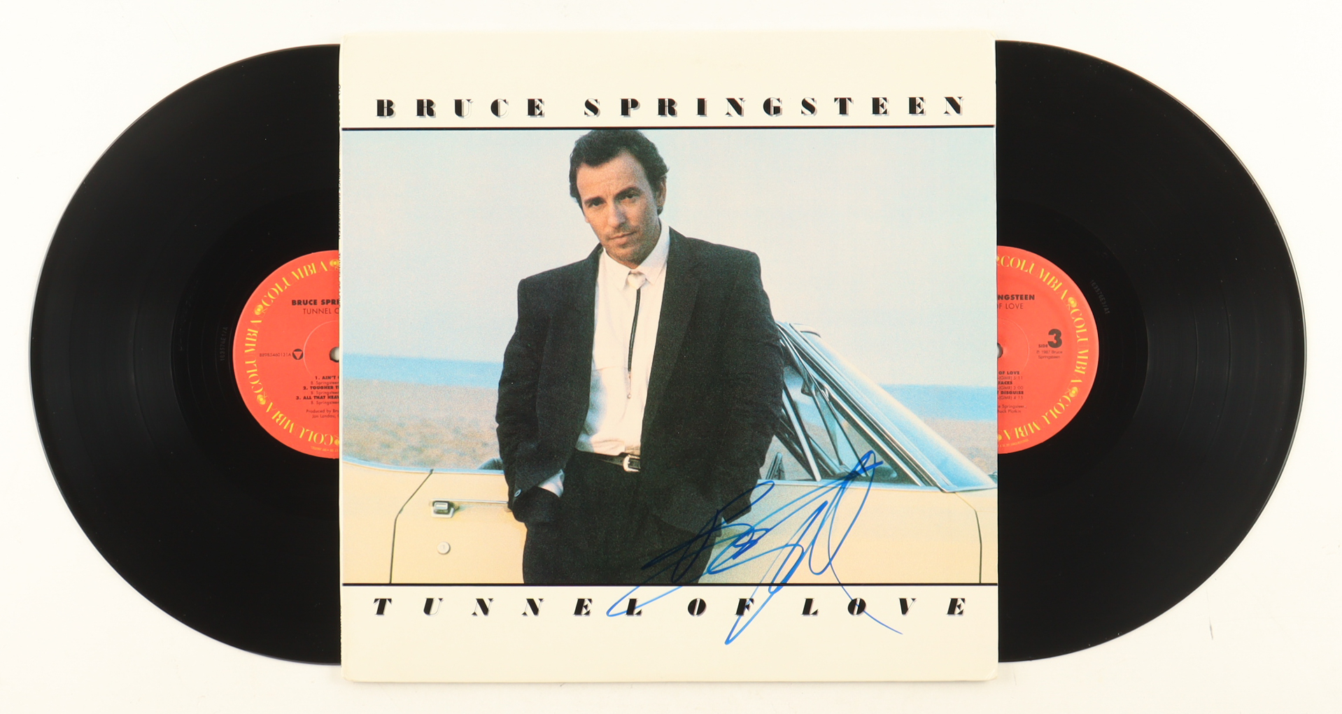 Bruce Springsteen Signed "Tunnel of Love" Vinyl Record Album (JSA) at PristineAuction.com Bruce Springsteen Signed "Tunnel of Love" Vinyl Record Album (JSA) at PristineAuction.com