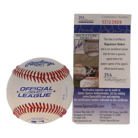 Dominic Smith Signed OL Basebal (JSA) at PristineAuction.com Dominic Smith Signed OL Basebal (JSA) at PristineAuction.com