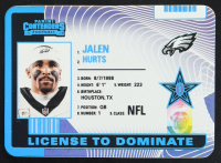Jalen Hurts 2024 Panini Contenders License To Dominate #8 at PristineAuction.com