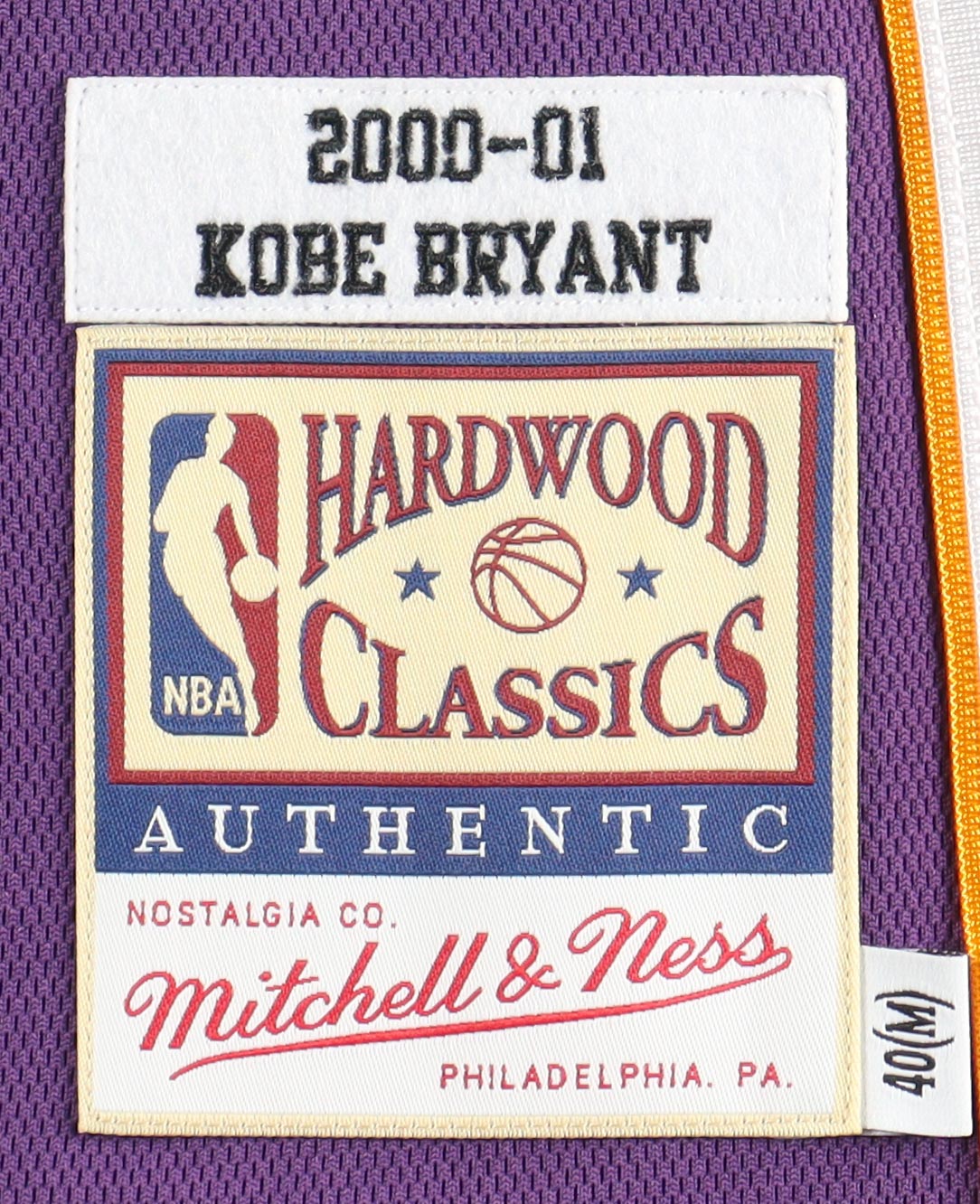 Kobe Bryant Signed LE 2000-01 Lakers Mitchell & Ness Jersey with NBA Finals Patch #7/8 (PSA & Beckett) at PristineAuction.com Kobe Bryant Signed LE 2000-01 Lakers Mitchell & Ness Jersey with NBA Finals Patch #7/8 (PSA & Beckett) at PristineAuction.com