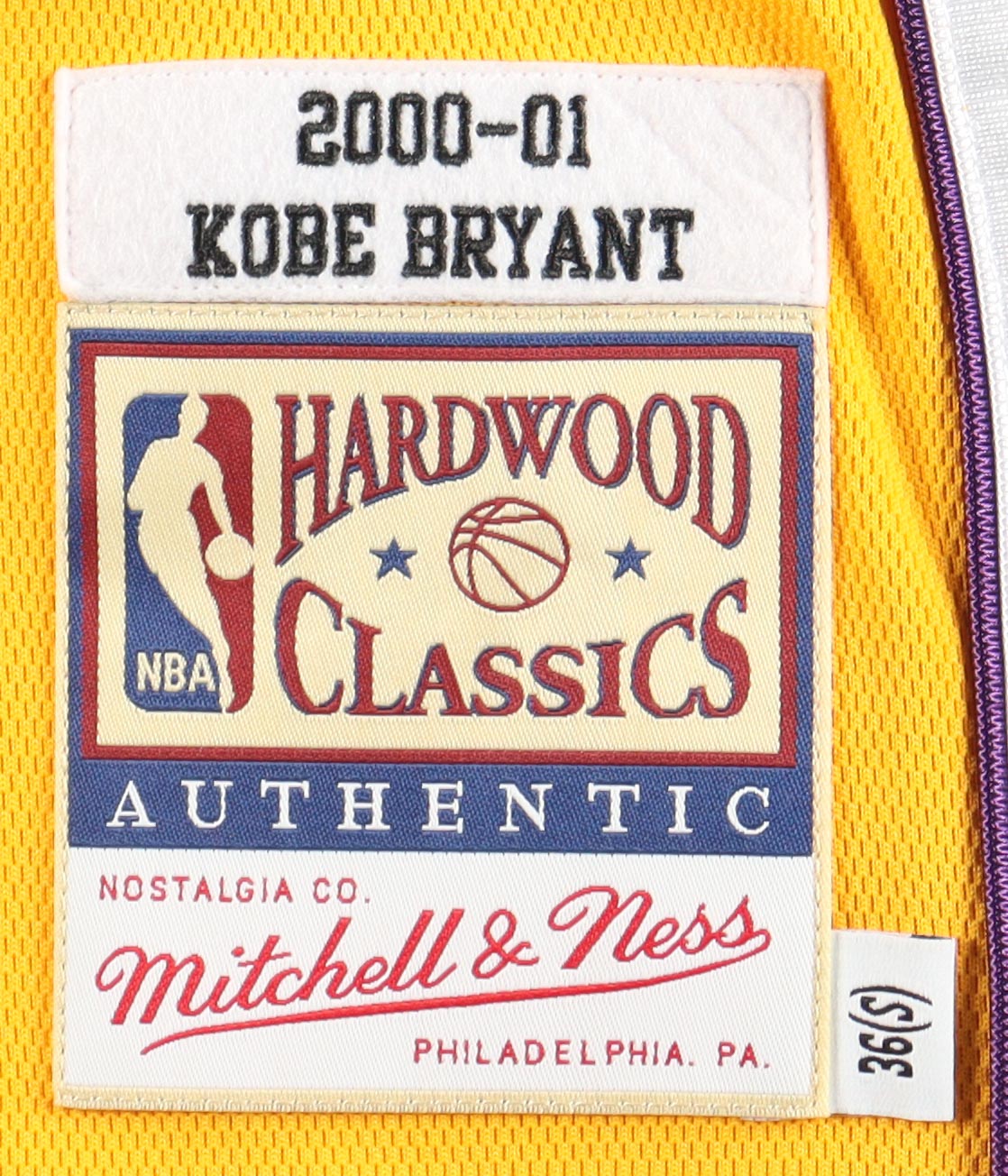 Kobe Bryant Signed LE 2000-01 Lakers Mitchell & Ness Jersey with NBA Finals Patch #4/8 (PSA & Beckett) at PristineAuction.com Kobe Bryant Signed LE 2000-01 Lakers Mitchell & Ness Jersey with NBA Finals Patch #4/8 (PSA & Beckett) at PristineAuction.com