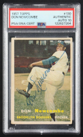 Don Newcombe Signed 1957 Topps #130 (PSA 10) at PristineAuction.com