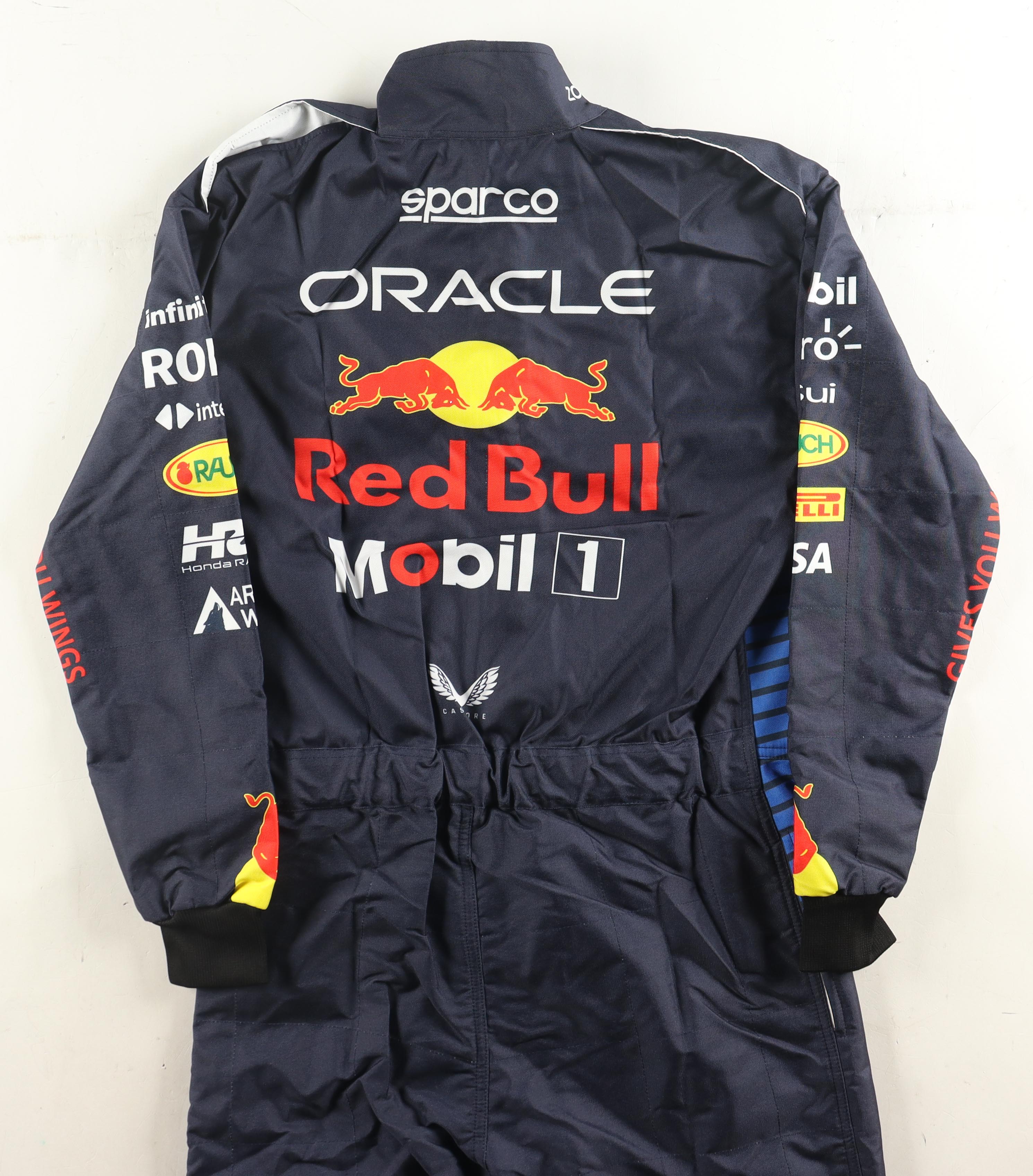 Max Verstappen Signed Red Bull Full-Size Racing Suit with Carrying Bag (PSA) at PristineAuction.com Max Verstappen Signed Red Bull Full-Size Racing Suit with Carrying Bag (PSA) at PristineAuction.com