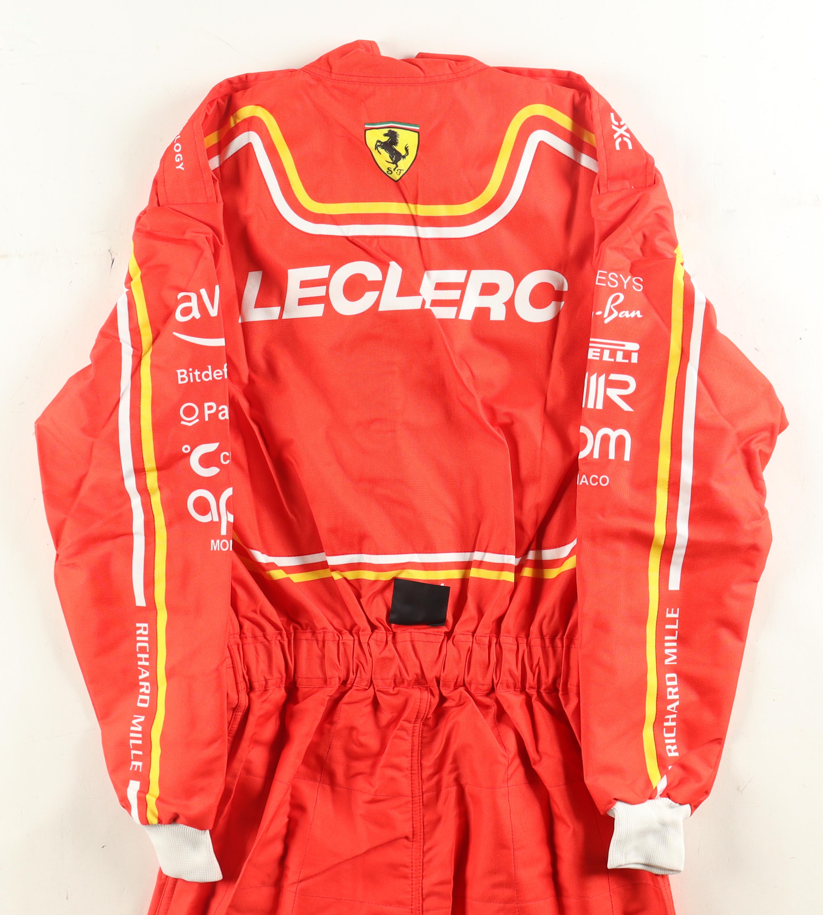 Charles Leclerc Signed Ferrari Full-Size Racing Suit with Carrying Bag (PSA) at PristineAuction.com Charles Leclerc Signed Ferrari Full-Size Racing Suit with Carrying Bag (PSA) at PristineAuction.com