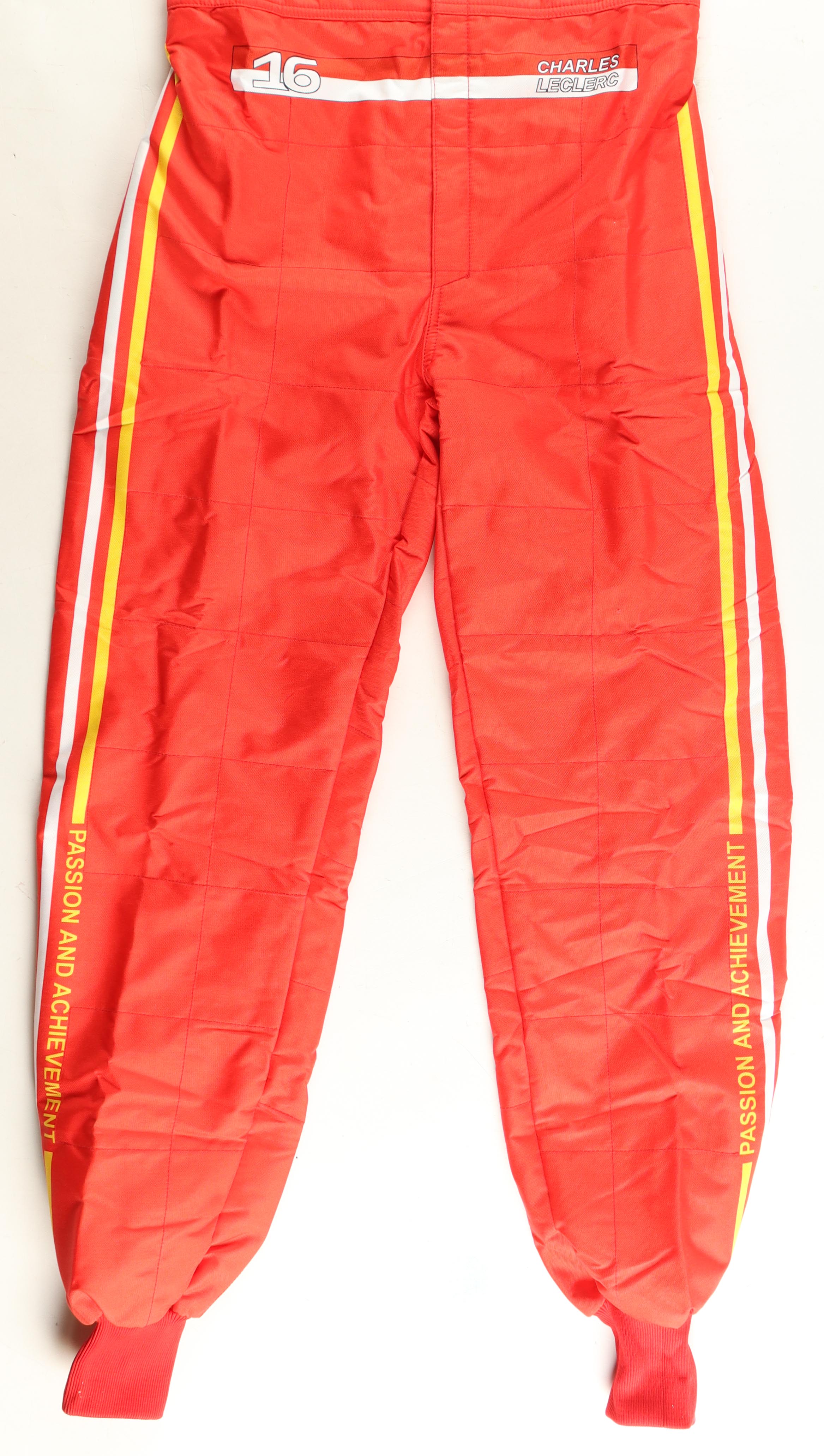 Charles Leclerc Signed Ferrari Full-Size Racing Suit with Carrying Bag (PSA) at PristineAuction.com Charles Leclerc Signed Ferrari Full-Size Racing Suit with Carrying Bag (PSA) at PristineAuction.com