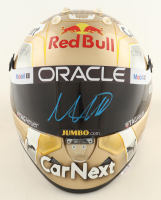 Max Verstappen Signed Red Bull Championship Full-Size 1:1 Scale Chrome Racing Helmet (Beckett) at PristineAuction.com