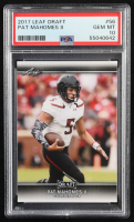 Patrick Mahomes II 2017 Leaf Draft #56 RC (PSA 10) at PristineAuction.com