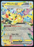 Pikachu Ex 2024 Pokemon Scarlet and Violet Surging Sparks #057 at PristineAuction.com