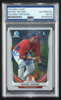 Rafael Devers Signed 2014 Bowman Chrome Draft Top Prospects #CTP-37 RC (PSA) at PristineAuction.com