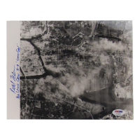 Richard Nelson Signed 8x10 Photo (PSA) WWII Enola Gay Radio Operator at PristineAuction.com