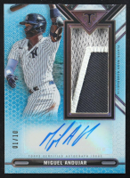 Miguel Andujar 2021 Topps Triple Threads Single Jumbo Relic Autographs #ASJR-MA #01/10 at PristineAuction.com