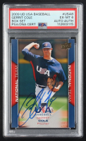 Gerrit Cole Signed 2009 Upper Deck USA Baseball National Team Box Set #USA 8 (PSA 6) at PristineAuction.com
