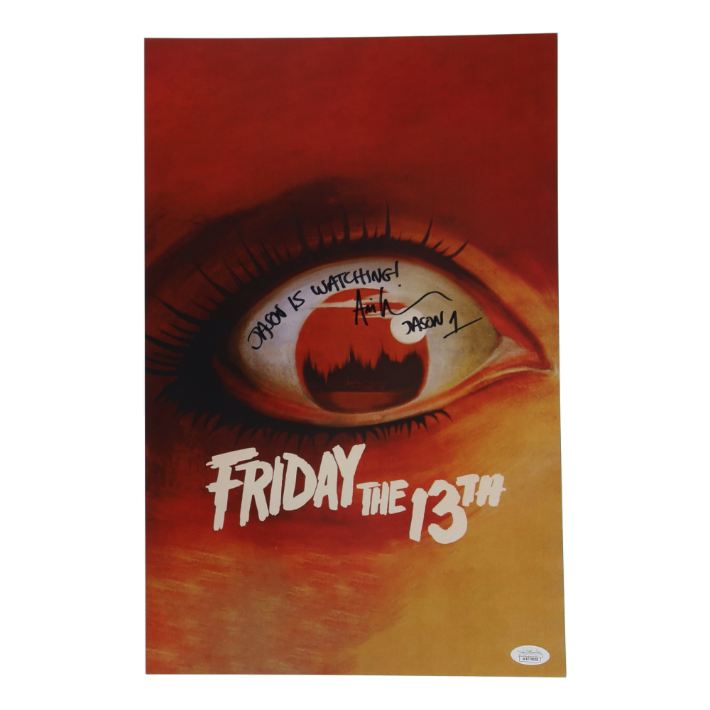Ari Lehman Signed "Friday the 13th" 11x17 Photo Inscribed "Jason is Watching!" & "Jason 1" (JSA) at PristineAuction.com