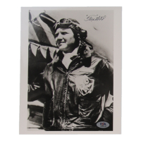 Tex Hill Signed 8x10 Photograph (PSA) WWII AVG Flying Tigers Ace at PristineAuction.com