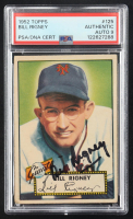 Bill Rigney Signed 1952 Topps #125 (PSA 9) at PristineAuction.com