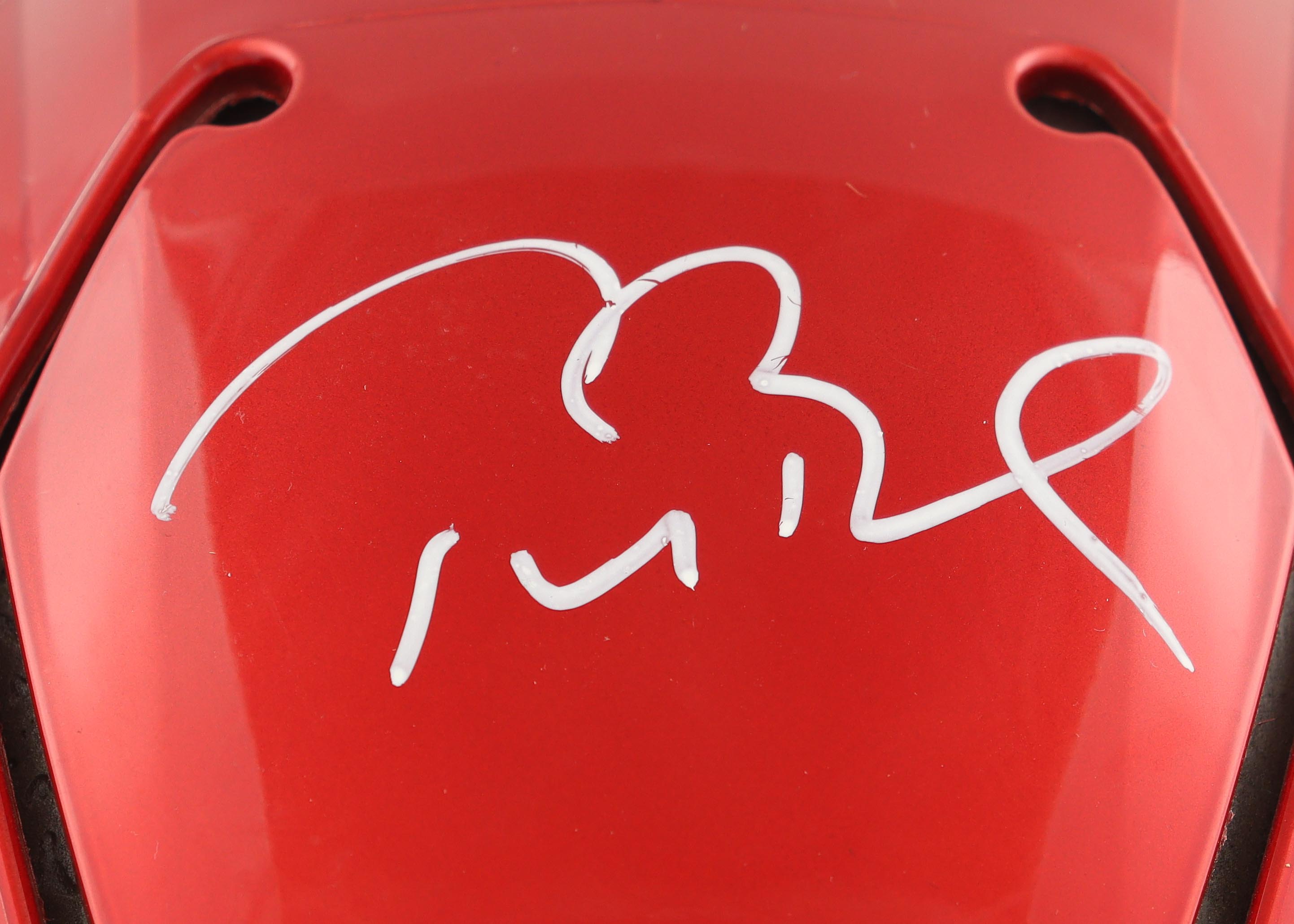 Tom Brady Signed Patriots Full-Size Authentic On-Field Flash Alternate Speedflex Helmet with Custom Visor & 3-D Bumpers (Fanatics & GOAT) at PristineAuction.com Tom Brady Signed Patriots Full-Size Authentic On-Field Flash Alternate Speedflex Helmet with Custom Visor & 3-D Bumpers (Fanatics & GOAT) at PristineAuction.com