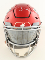 Tom Brady Signed Patriots Full-Size Authentic On-Field Flash Alternate Speedflex Helmet with Custom Visor & 3-D Bumpers (Fanatics & GOAT) at PristineAuction.com