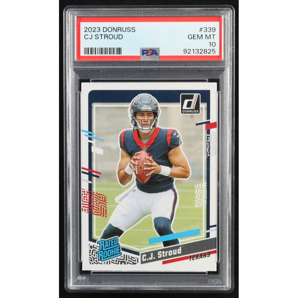 CJ Stroud 2023 Donruss #339 RR RC (PSA 10) at PristineAuction.com