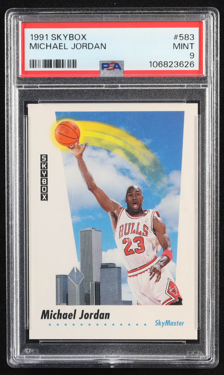 Michael Jordan 1991-92 SkyBox #583 SM (PSA 9) at PristineAuction.com Michael Jordan 1991-92 SkyBox #583 SM (PSA 9) at PristineAuction.com