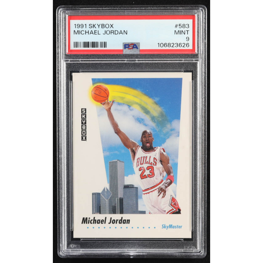 Michael Jordan 1991-92 SkyBox #583 SM (PSA 9) at PristineAuction.com