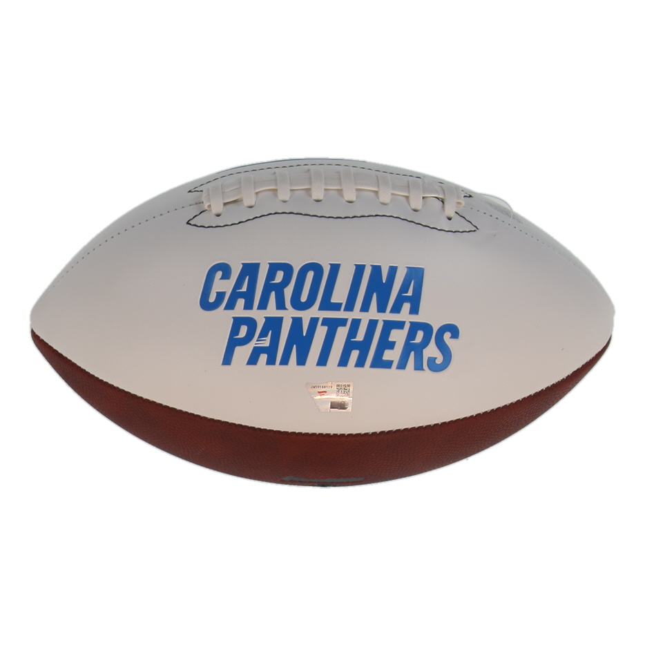 Tetairoa McMillan Signed Panthers Logo Football (Fanatics) at PristineAuction.com Tetairoa McMillan Signed Panthers Logo Football (Fanatics) at PristineAuction.com