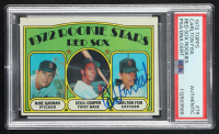 Carlton Fisk Signed 1972 Topps Rookie Stars/Mike Garman/Cecil Cooper RC/Carlton Fisk #79 RC at PristineAuction.com
