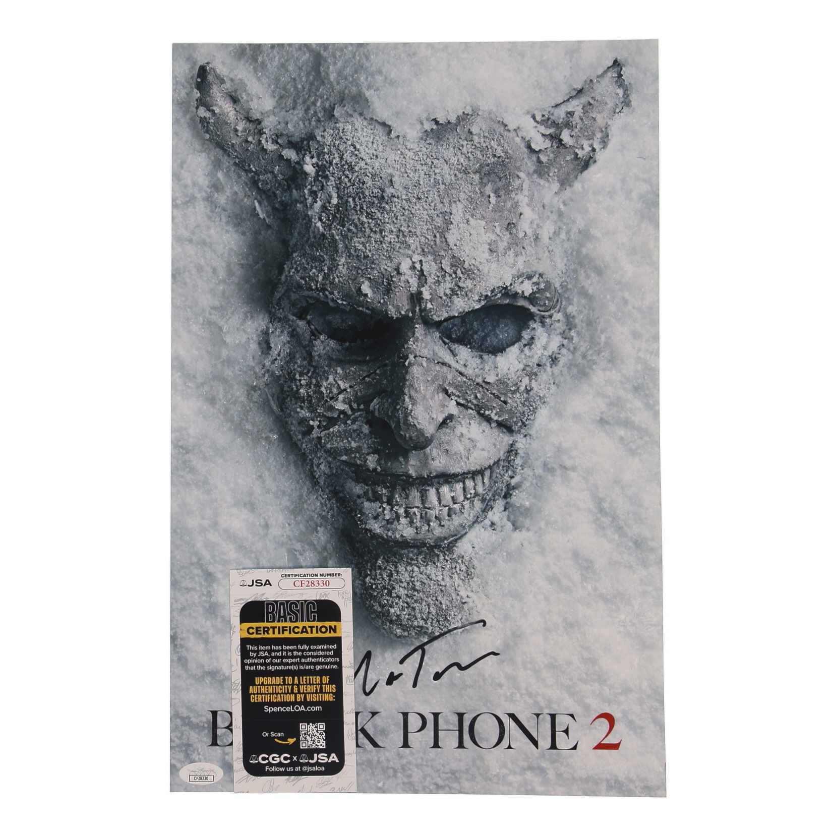 Ethan Hawke Signed "Black Phone 2" 11x17 Photo (JSA) at PristineAuction.com Ethan Hawke Signed "Black Phone 2" 11x17 Photo (JSA) at PristineAuction.com
