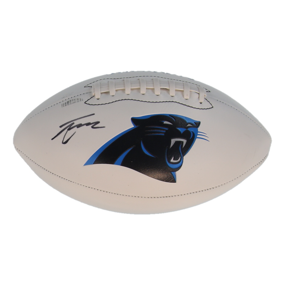 Tetairoa McMillan Signed Panthers Logo Football (Fanatics) at PristineAuction.com Tetairoa McMillan Signed Panthers Logo Football (Fanatics) at PristineAuction.com
