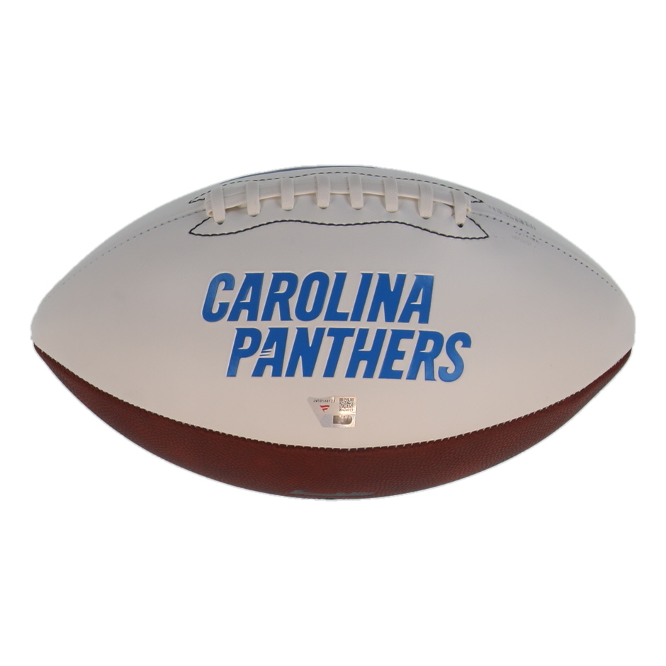 Tetairoa McMillan Signed Panthers Logo Football (Fanatics) at PristineAuction.com Tetairoa McMillan Signed Panthers Logo Football (Fanatics) at PristineAuction.com