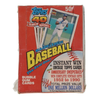 1991 Topps 40 Years of Baseball Wax Box with (36) Packs at PristineAuction.com