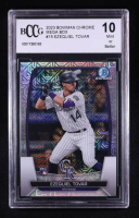 Ezequiel Tovar 2023 Bowman Chrome Mega Box #15 RC (BCCG 10) at PristineAuction.com