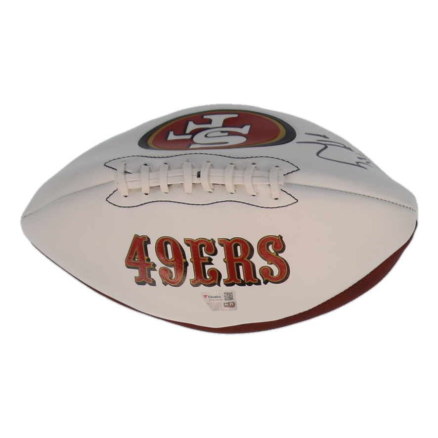 George Kittle Signed 49ers Logo Football (Fanatics) at PristineAuction.com George Kittle Signed 49ers Logo Football (Fanatics) at PristineAuction.com