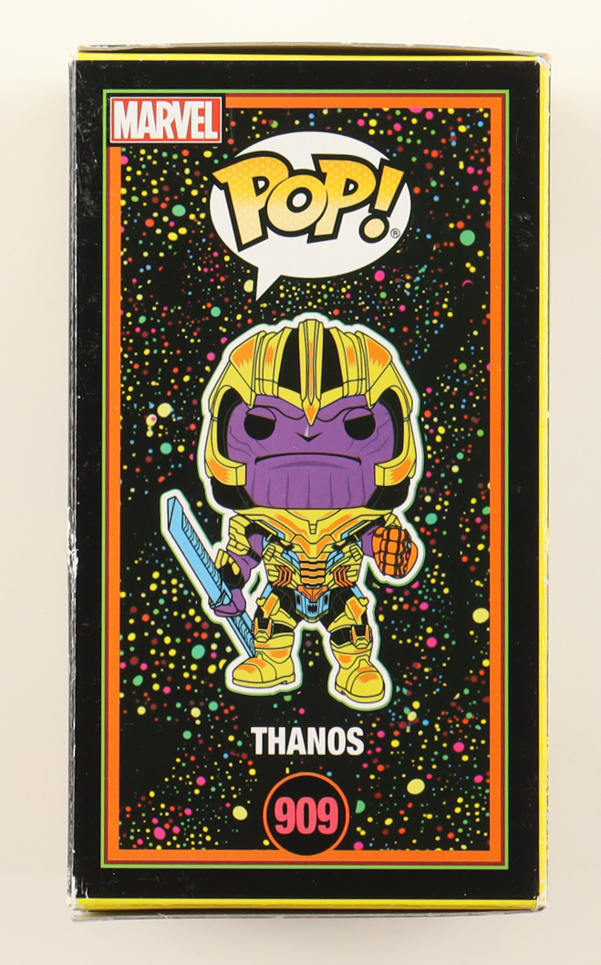 Josh Brolin Signed "Avengers: Endgame" #909 Thanos Bobble-Head Funko Pop! Vinyl Figure (ACOA) at PristineAuction.com Josh Brolin Signed "Avengers: Endgame" #909 Thanos Bobble-Head Funko Pop! Vinyl Figure (ACOA) at PristineAuction.com