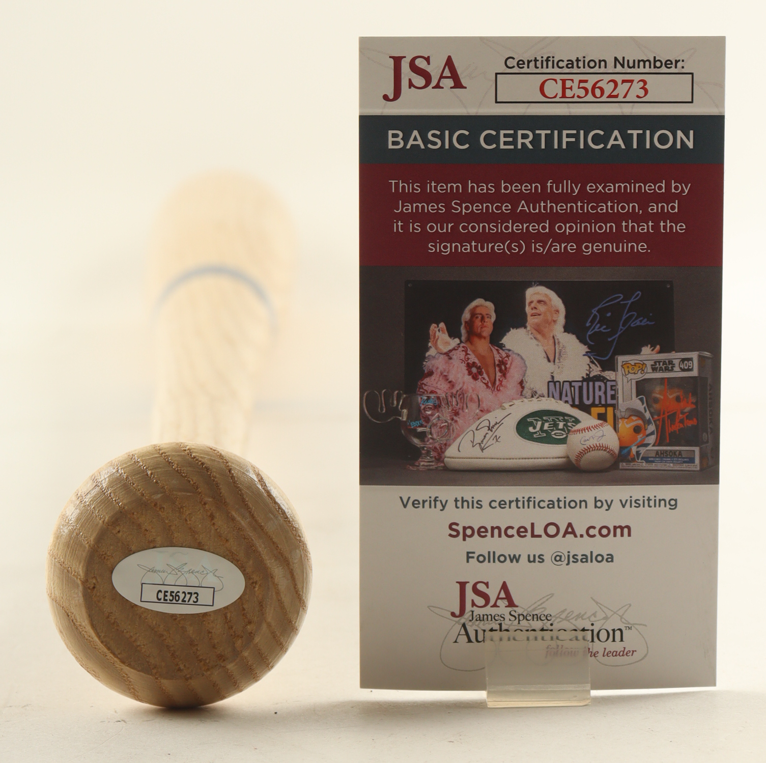 Tom Glavine & Billy Willams Signed Big Stick Baseball Bat (JSA) at PristineAuction.com Tom Glavine & Billy Willams Signed Big Stick Baseball Bat (JSA) at PristineAuction.com