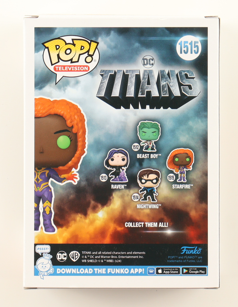 Anna Diop Signed "Titans" #1515 Starfire Funko Pop! Vinyl Figure (ACOA) at PristineAuction.com Anna Diop Signed "Titans" #1515 Starfire Funko Pop! Vinyl Figure (ACOA) at PristineAuction.com