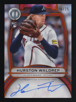 Hurston Waldrep 2025 Topps Tribute Autographs Orange #TA-HW #16/25 at PristineAuction.com