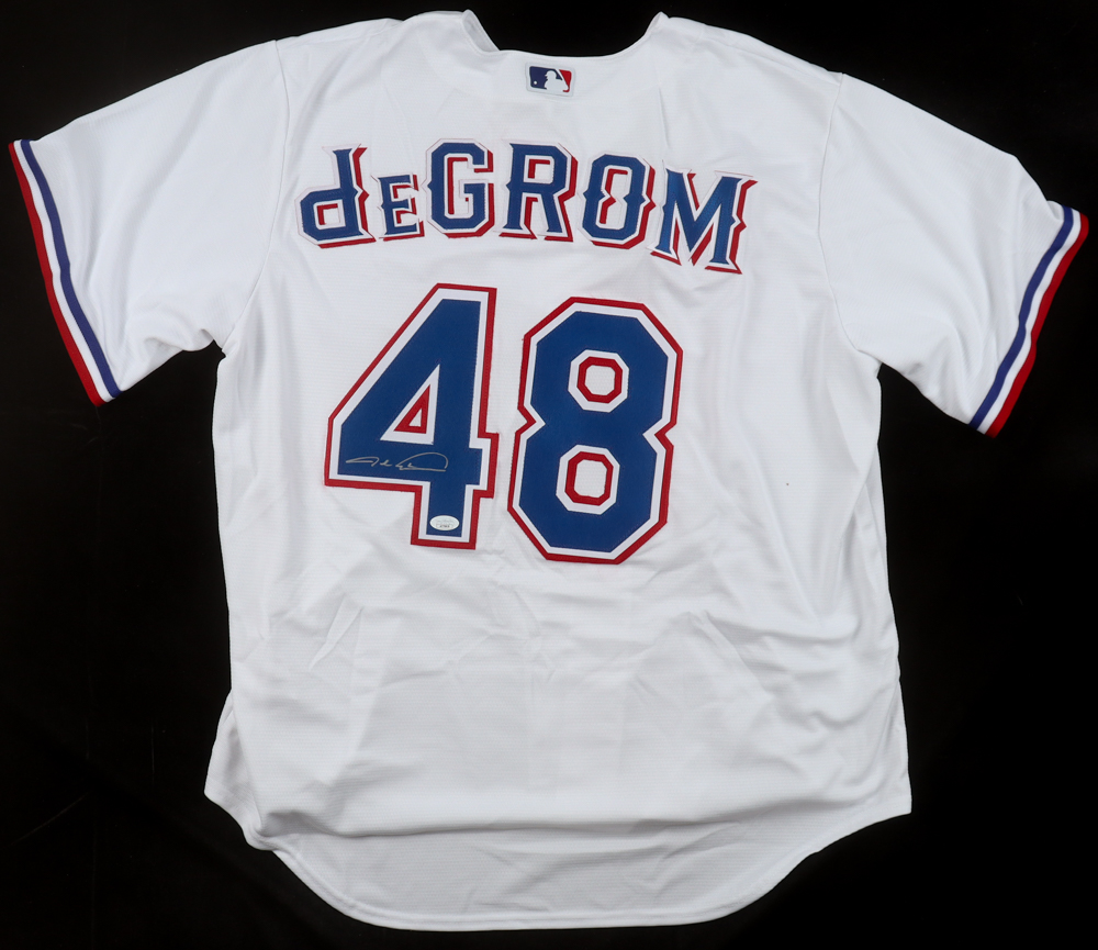 Jacob deGrom Signed Rangers Nike Authentic Jersey (JSA) at PristineAuction.com Jacob deGrom Signed Rangers Nike Authentic Jersey (JSA) at PristineAuction.com