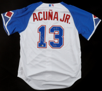 Ronald Acuna Jr. Signed Braves Nike Authentic Jersey Inscribed "40/40 Club" (Beckett) at PristineAuction.com