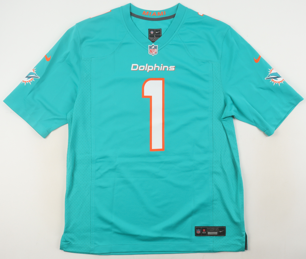 Tua Tagovailoa Signed Dolphins Nike Authentic Jersey (Fanatics) at PristineAuction.com Tua Tagovailoa Signed Dolphins Nike Authentic Jersey (Fanatics) at PristineAuction.com