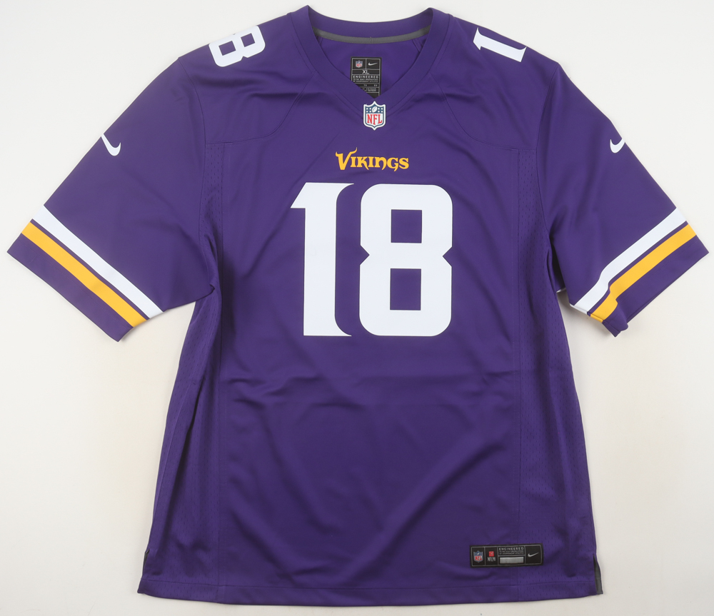 Justin Jefferson Signed Vikings Nike Authentic Jersey (Beckett) at PristineAuction.com Justin Jefferson Signed Vikings Nike Authentic Jersey (Beckett) at PristineAuction.com