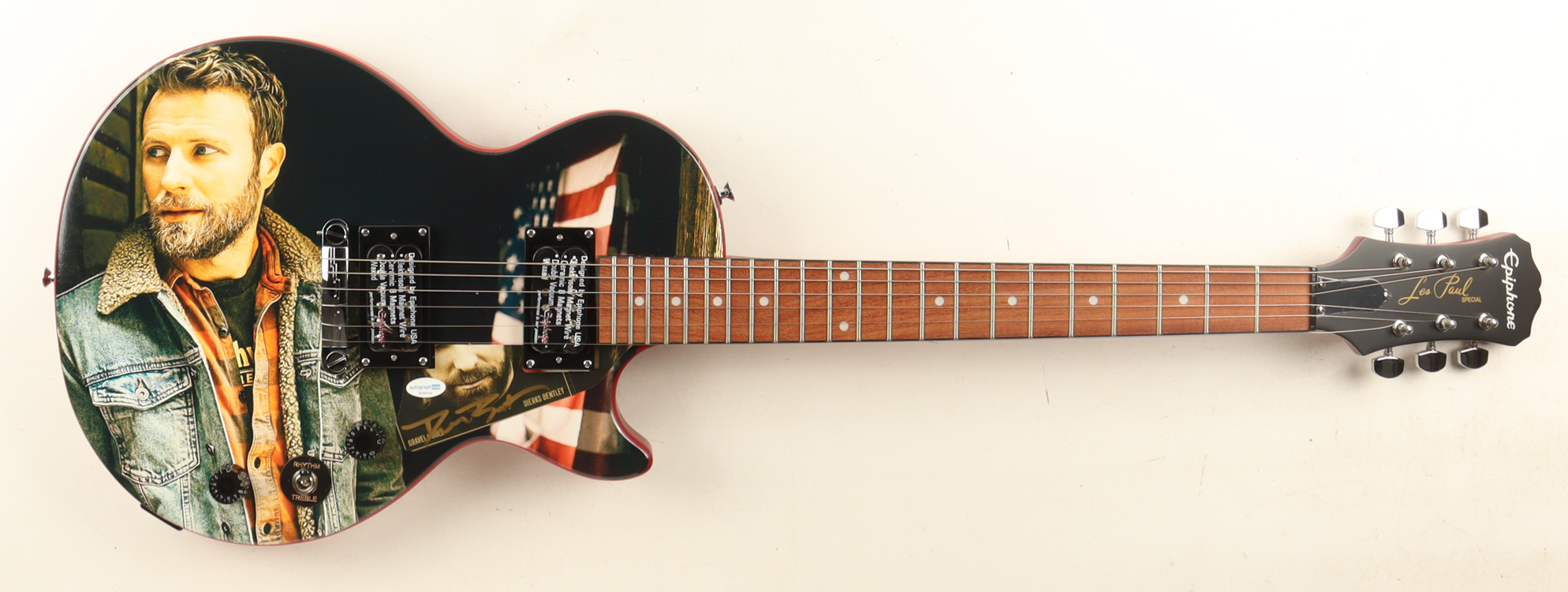 Dierks Bentley Signed Custom Les Paul Electric Guitar (AutographCOA & AutographPros) at PristineAuction.com Dierks Bentley Signed Custom Les Paul Electric Guitar (AutographCOA & AutographPros) at PristineAuction.com