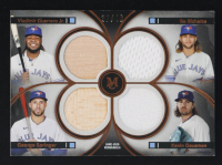 Vladimir Guerrero Jr. / Bo Bichette / George Springer / Kevin Gausman 2024 Topps Museum Collection Primary Pieces Four Player Quad Relics Copper #FPQR-GBSG at PristineAuction.com