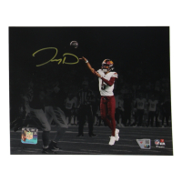 Jayden Daniels Signed Commanders 8x10 Photo (Fanatics) at PristineAuction.com